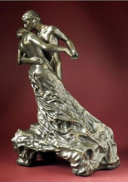 The Waltz by Camile Claudel Sculpture impassioned French sculptress